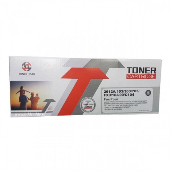 Cartus toner Q2612A compatibil HP 12A FX10 CRG703 Cartus toner Q2612A compatibil HP 12A FX10 CRG703