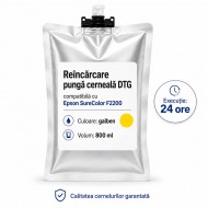 Serviciu de reîncărcare a pungilor cu cerneală YELLOW DTG pentru imprimanta Epson SureColor F2200