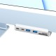 Hub adaptor Motrix® Dual Thunderbolt la 1xHDMI 4K, 2xUSB 3.0, 1xMicro SD, 1xSD card reader, 2xUSB Type-C pentru iMac 2021