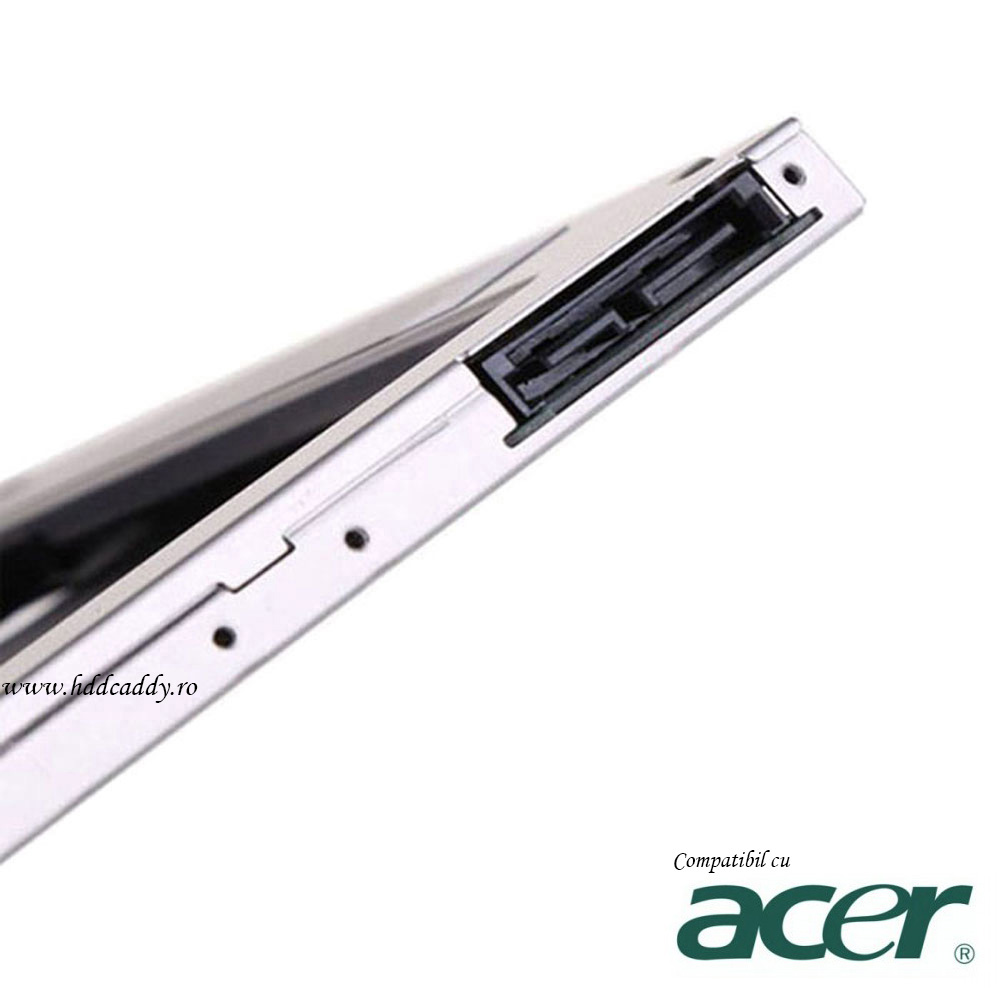 Caddy HDD SSD Per Acer - Adattatore Unit&agrave; Ottica 9.5mm SATA