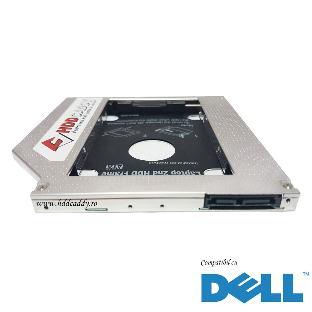Caddy Per Secondo Disco Rigido HDD/SSD 12.7mm Per Dell Studio XPS 1640 1645 1647 - Argento - Foto 5