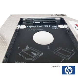 Caddy (support) Pour Disque Dur HDD - Compatible HP EliteBook 6440B, 6450B, Etc. - Neuf