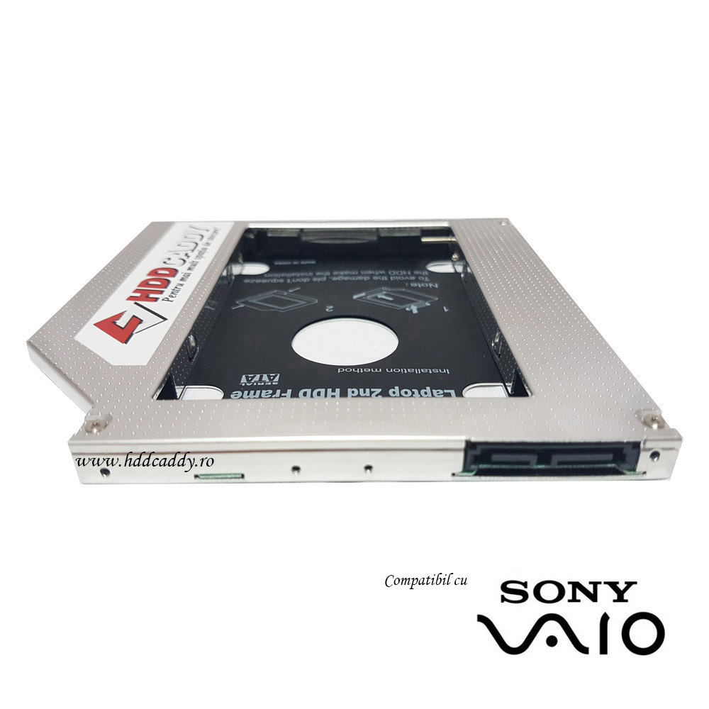 2° Secondo Disco Rigido HDD SSD Vassoio telaio Caddy ottico per Sony Vaio VPCEB3C5E VPCEB2C5E VPCEC1S1E VPCEC3M1E VPCF115M 2° Secondo Disco Rigido HDD SSD Vassoio telaio Caddy ottico per Sony Vaio VPCEB3C5E VPCEB2C5E VPCEC1S1E VPCEC3M1E VPCF115M