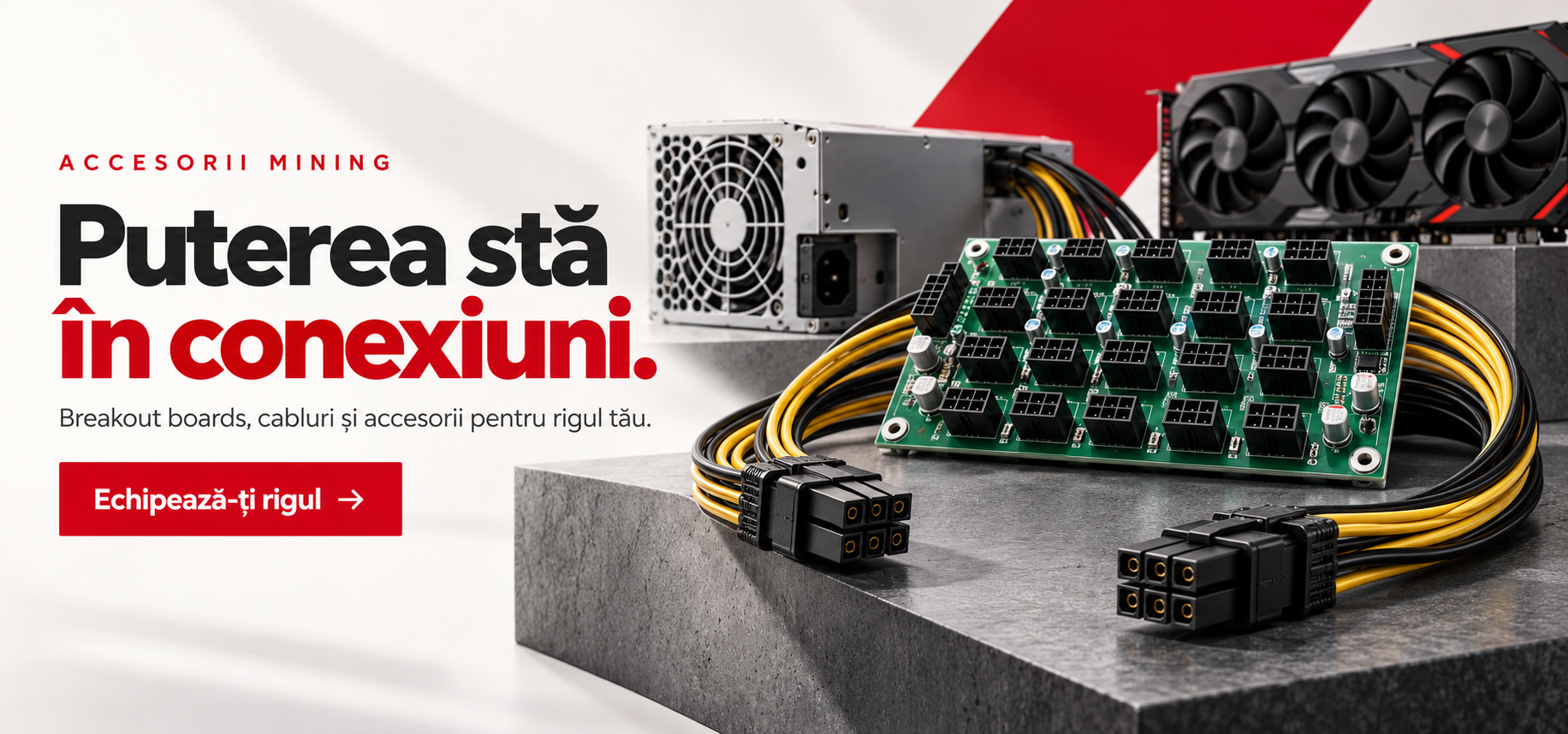 Accesorii mining — Puterea stă în conexiuni.